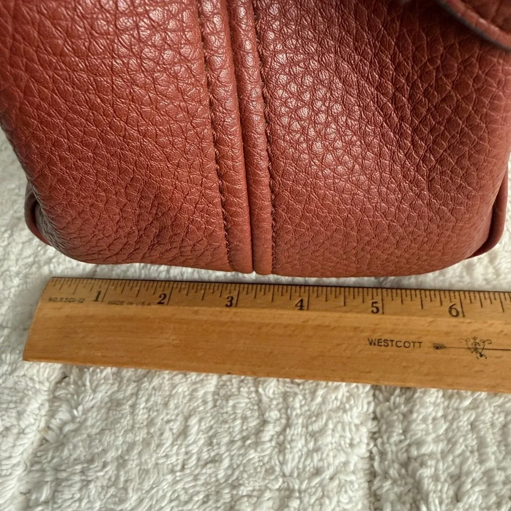 Urban Expressions Vegan Leather Satchel Crossbody Bag Zipper Compartment